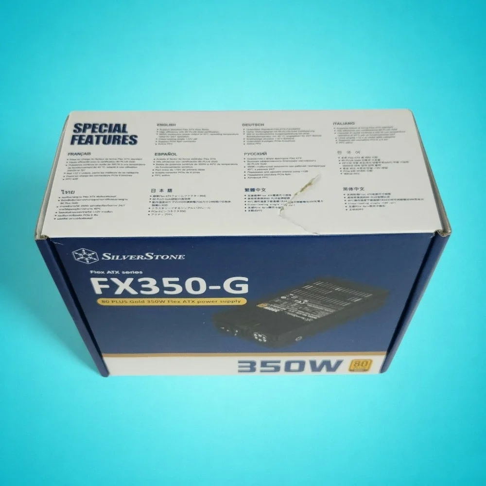 SilverStone 350W Flex ATX Power Supply 80 Plus Gold 6Pin PCIe - NEW